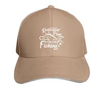 Casquette De Baseball Yes I Do Have A Retirement Plavon Hunting Bord Plat Casquettes Anti UV Baseball Cap Adjustable Casquettes De Golf pour Running Camping Outdoo