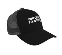 Casquette De Baseball You Can't Fix Stupid Casquettes De Golf Anti UV Baseball Cap Vintage Trucker Caps pour Running Cyclisme Randonnée