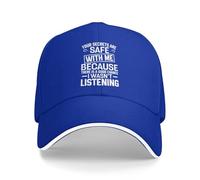 Casquette De Baseball Your Secrets are Safe with Me Because There is A Good Chance Bord Plat Casquettes Anti UV Baseball Cap Adjustable Casquettes De Golf pour Running Cyclisme Camping