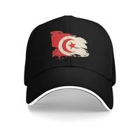 Casquette De Baseballs Homme Femme Tunisie Drapeau National Casquette De Baseball Baseball Cap Réglable Casquettes Hat Chapeau Sport Hat Casquettes