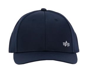 Casquette de basseball Metal Label Cap Alpha Industries - Replica Blue