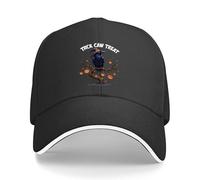 Casquette De Camionneur Corbeau d'halloween, Friandises Et Farces Casquettes De Baseball Athlétique Protégeant du Soleil Chapeau pour Extérieur Été Golf
