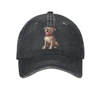 Casquette De Camionneur Dessin Animé De Pitbull Casquette De Golf Confortable Respirant Casquettes Sport pour Course À Pied Extérieur Été