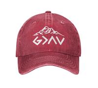 Casquette De Camionneur Dieu Est Plus Grand Que Les Hauts Et Les Bas. Casquette Décontractée Respirant Casquettes Sport pour Femme Course À Pied Homme