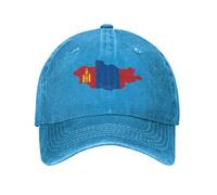 Casquette De Camionneur Drapeau Américain Mongolie Mongol Casquettes Protégeant du Soleil Vintage Sunhat pour Golf Été Extérieur