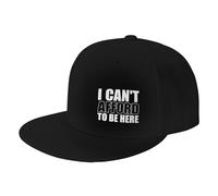 Casquette De Camionneur Je Ne Peux Pas Me Permettre D'Être Ici Casquettes Sport Respirant Confortable Solaire Cap pour Golf Été Course À Pied