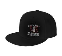 Casquette De Camionneur Juste Une Fille Blue Heeler Casquettes De Baseball Décontractée Hip-Hop Solaire Cap pour Golf Été Course À Pied