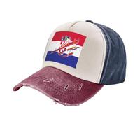 Casquette de Camionneur Style Streetwear Rétro Unisexe avec Drapeau National - Légère, pour Un Style Urbain et Décontracté, pour Tous Les Âges Tibetan Red One Size