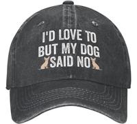 Casquette De Chapeau D'amoureux De Chien, J'aimerais Mais Mon Chien N'a Pas Dit De Casquette, Chapeaux De Baseball Pour Femmes Avec Chapeau Design