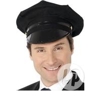 Smiffys Casquette de chauffeur, noire