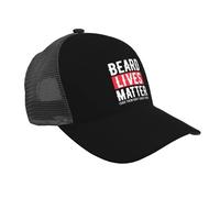 Casquette De Course Beard Lives Matter Sauvez-Les, Ne Les Rasez Pas en Noir Chapeau De Tennis Personnalisée Casquette Trucker Personnalisables Casquette pour Femme Golf Alpinisme