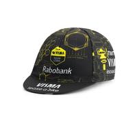 Casquette de course team visma lease a bike the architect tdf26 noir jaune