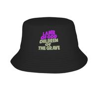 Casquette de pêcheur Agneau de Dieu Enfants de la Tombe x Black Sabbath Retour au début bob Chapeau d’été Hawaï imprimé visière Chapeaux PLeisure Sports Cadeaux