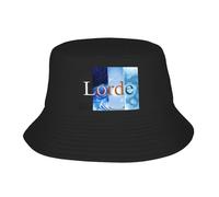 Casquette de pêcheur Lorde Album Bucket Hat Harajuku Chapeaux de visière de pêche Pliables pour Unisexe coréen personnalisé Bricolage Cap PLeisure Cadeaux de Sport