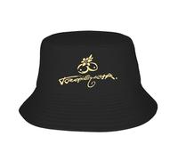 Casquette de pêcheur Unisexe Bob Chapeau Musique Respirant Été Rétro Vacances Casquettes Hip Hop Chapeau Visière Personnalisé PLeisure Sports Cadeaux