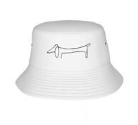 Casquette de pêcheur Unisexe Picasso Teckel Bucket Hat Plage Soleil Saucisse Blaireau Wiener Chien D’été Camping Chapeaux PLeisure Sports Cadeaux