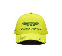 Casquette de pilote Fernando Alonso Aston Martin Officiel Formule 1 Adulte Jaune Taille Unique Taille unique