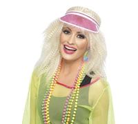 Casquette De Poker Rose Casino Années 80 Pub Golf Costume Pour Adultes
