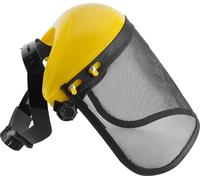 Casquette de protection avec visière intégrale en mesh pour la protection lors de l'abattage, la débroussailleuse et la sylviculture