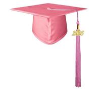 Casquette de remise de diplôme de style traditionnel confortable avec pompons pour un moment inoubliable, cérémonie de remise de diplôme, casquette pour adultes et enfants, b, aldult