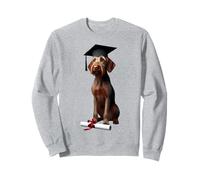 Casquette de remise de diplôme en forme de chien Vizsla à poil dur Sweatshirt
