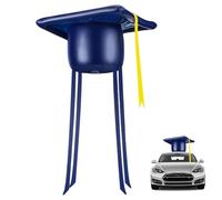Casquette De Remise De Diplôme - Grande Décoration Ďe Toit Đe Voiture en PVC, Fournitures D́e Défilé D̄e Fin D'études | Chapeau Extérieur Dé Véhicule Étanche, Accessoires Photo Classe 2025 | Remorque