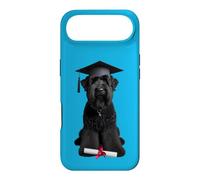 Casquette de Remise de diplôme Motif Chien Terrier Russe Noir Coque pour iPhone Air