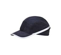 - Casquette de sécurité aérée 100% coton - Adulte unisexe (Taille unique) (Bleu marine) - UTRW4382