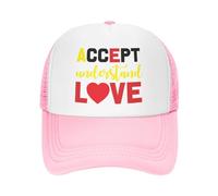 Casquette de Sport,Accepter Comprendre Aimer Sensibilisation à l'Autisme Chapeau de Golf Casual,Respirant Casquette Trucker pour Homme Tennis Golf