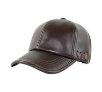 Casquette de sport en cuir PU - Casquette de baseball réglable de style vintage, casque d'extérieur résistant à l'eau pour femmes, élégant chapeau unisexe pour voyage, plage, randonnée | Bonnet li