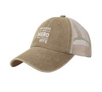 Casquette de Sport,J'Ai épousé ma fière épouse, Une Ancienne combattante héroïque Chapeau de Papa Mode,Réglable Casquettes Sports pour Golf Camping Sport