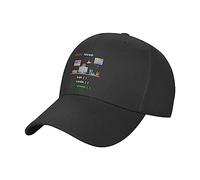 Casquette De Sport Manger, Coder, Dormir, Informatique, Programmeur Python Bonnet De Golf Mode,Casual Casquette Trucker pour Tennis Homme Voyages
