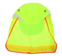 Casquette de Sport Réfléchissante Anti-UV Réglable, Verte | Nylon Respirant, Haute Visibilité de Nuit, Protection du Cou, pour Sorties Longues et Cyclisme