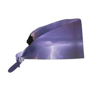 Casquette de travail anti-éclair avec bandeau anti-transpiration, bonnet de bloc opératoire ajustable à nouer à l'arrière, noir, pour femmes et hommes
