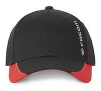 Facom Casquette Homme Bricolage, Casquette de Travail Ajustable, Taille TU - Noir/Rouge