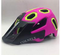 Casquette de vélo Casque de vélo de montagne pour femmes et hommes Rose Red_ Taille unique