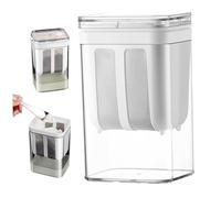 Casquette de yogourt 1100 ml de passoire fromage sans BPA avec un filet lait filtre à jus fuite maille fine et couvercle pour fabriquer du lait soja grec à yogourt grec, grecque