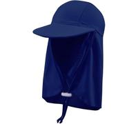 Casquette d'eau Protection Solaire pour Enfant Fille Garçon 2-8 Ans Chapeau de Soleil Été UPF 50+ Anti-UV Casquette Légionnaire de Bain Large Bord Protège Nuque Bob de Natation pour Plage Piscine