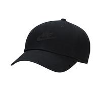 Nike Casquette Club Futura Wash – Délavée souple – Noir/Noir – L/XL