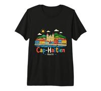 Casquette dessinée à la Main Haïtien Haïti Souvenir de Voyage Cadeau Monument T-Shirt Haut de Gamme