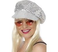 Casquette disco argent Taille Unique argent G