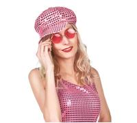 Atosa - 13360 - Casquette Disco Rose à Paillettes Adulte