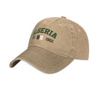 Casquette Drapeau De L'Algérie Golf Hat Unique Casquette De Baseball Coton Hip Pop Casquette pour Femme, Voyages, Homme