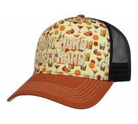 Casquette Drink Hard Party Hard by King Kerosin blanc-orange One Size