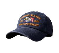 Casquette Du 250e Anniversaire Des États-Unis, Casquettes Ajustables Rétro Pour Hommes, Chapeau Des 250 Ans D'Anniversaire, Pour Fête Halloween Plage Extérieur Pêche Été Camping Jardin Randonnée