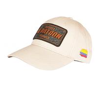 Casquette El Patron Beige et Marron Strass Colombia Baseball - Taille Unique - Beige