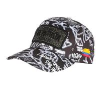Casquette El Patron Noire et Grise Strass Streetwear Colombia Medellin Baseball - Mixte