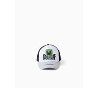 Casquette En Coton Avec Imprimé Minecraft Noir 3A