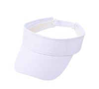 Casquette en Denim Unisexe pour Activités de Plein Air Respirante Confortable sans Toit Protection UV Style Décontracté Urbain(White, One Size)