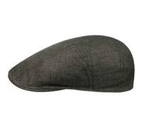 Casquette en Lin Chevrons by Stetson olive foncé 55 cm